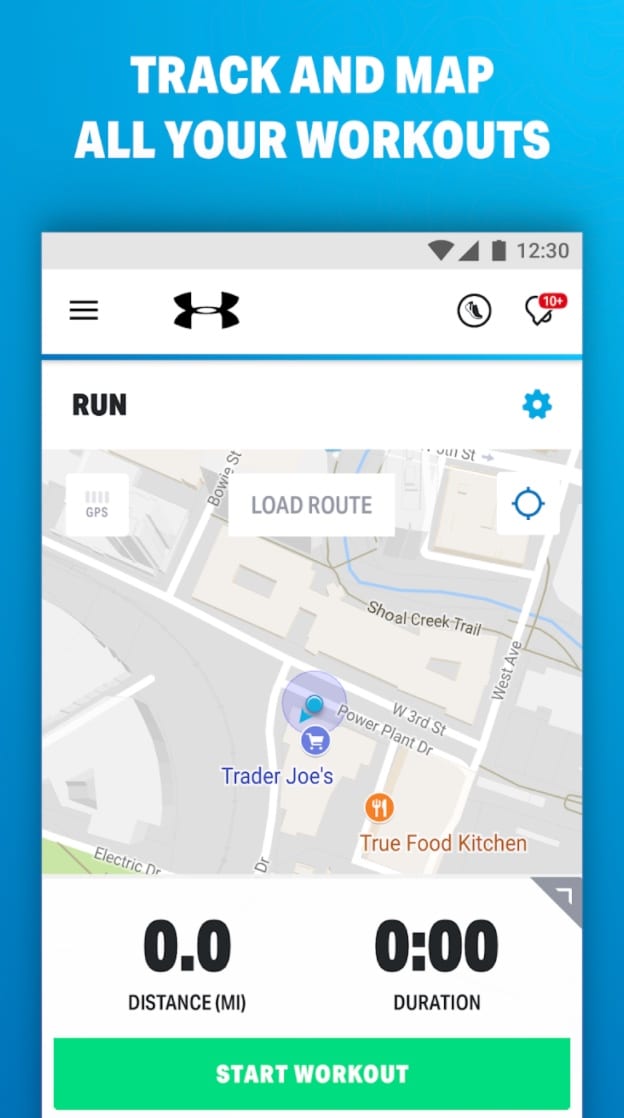 Map My Run app