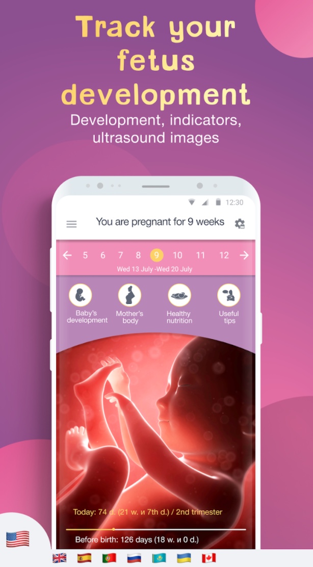 Pregnancy Tracker app
