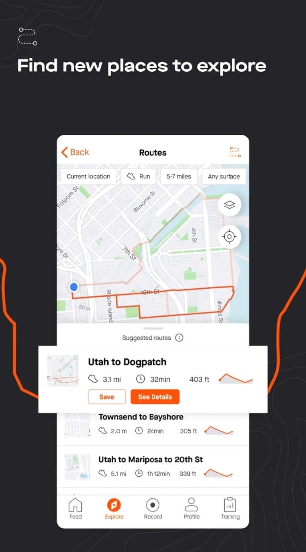 Strava app