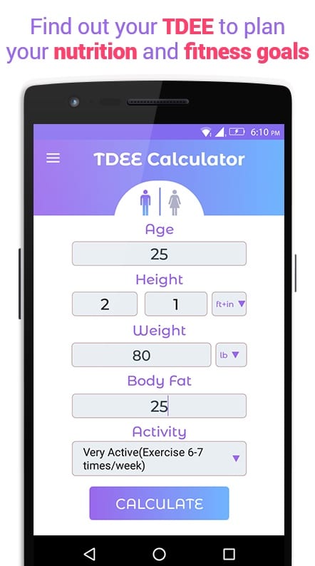 TDEE Calculator - Calorie Intake Calculator