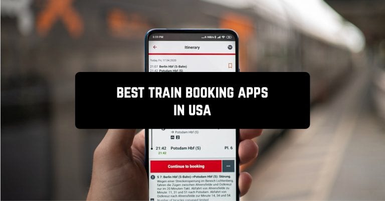 Best train booking apps in USA