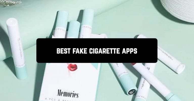 Best fake cigarette apps