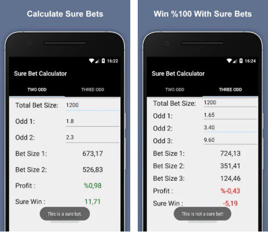 Sure Bet Calculator 3