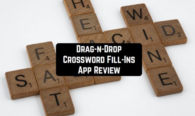Drag-n-Drop Crossword Fill-Ins App Review