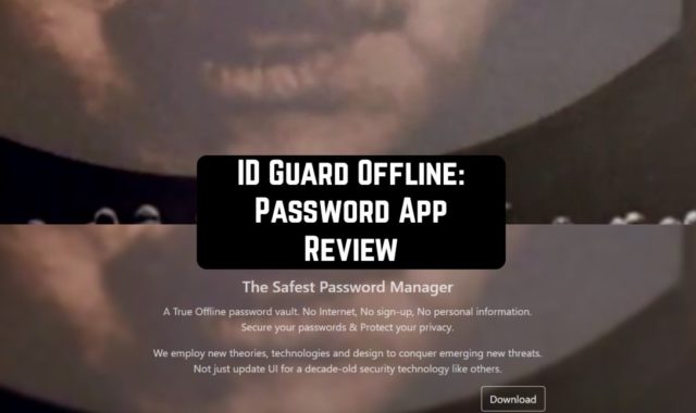 ID Guard Offline: Password App Review