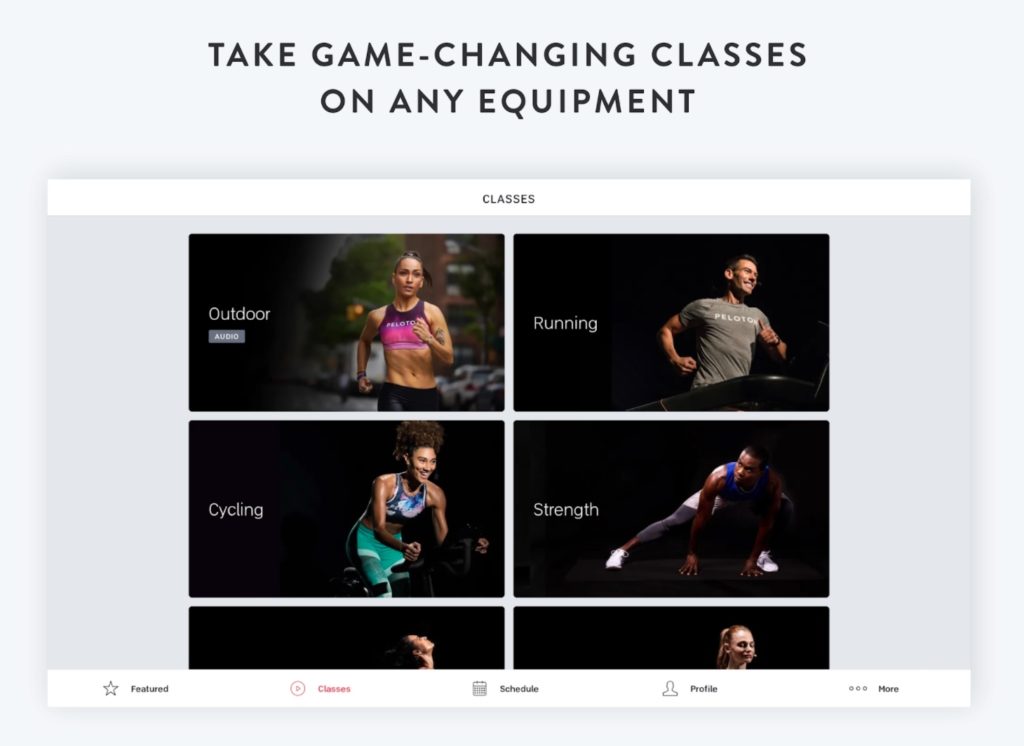 Peloton app