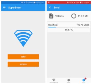 SuperBeam-app