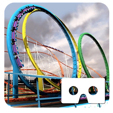 VR roller coaster logo