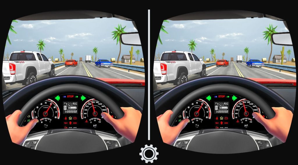 VR Traffic Racing In Car Drive app