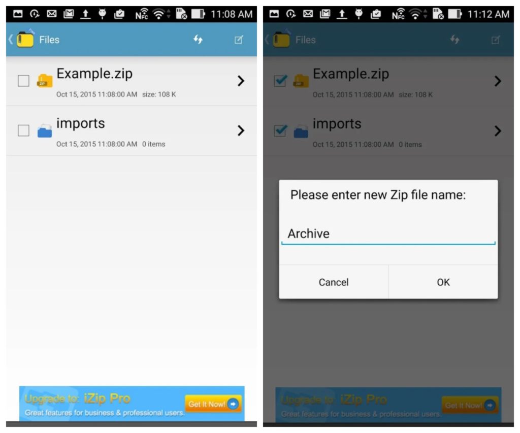 iZip app