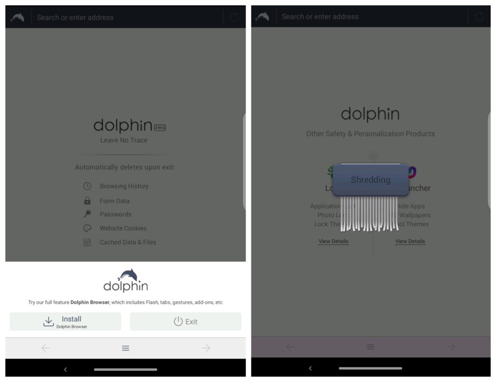 Dolphin Zero Incognito Browser