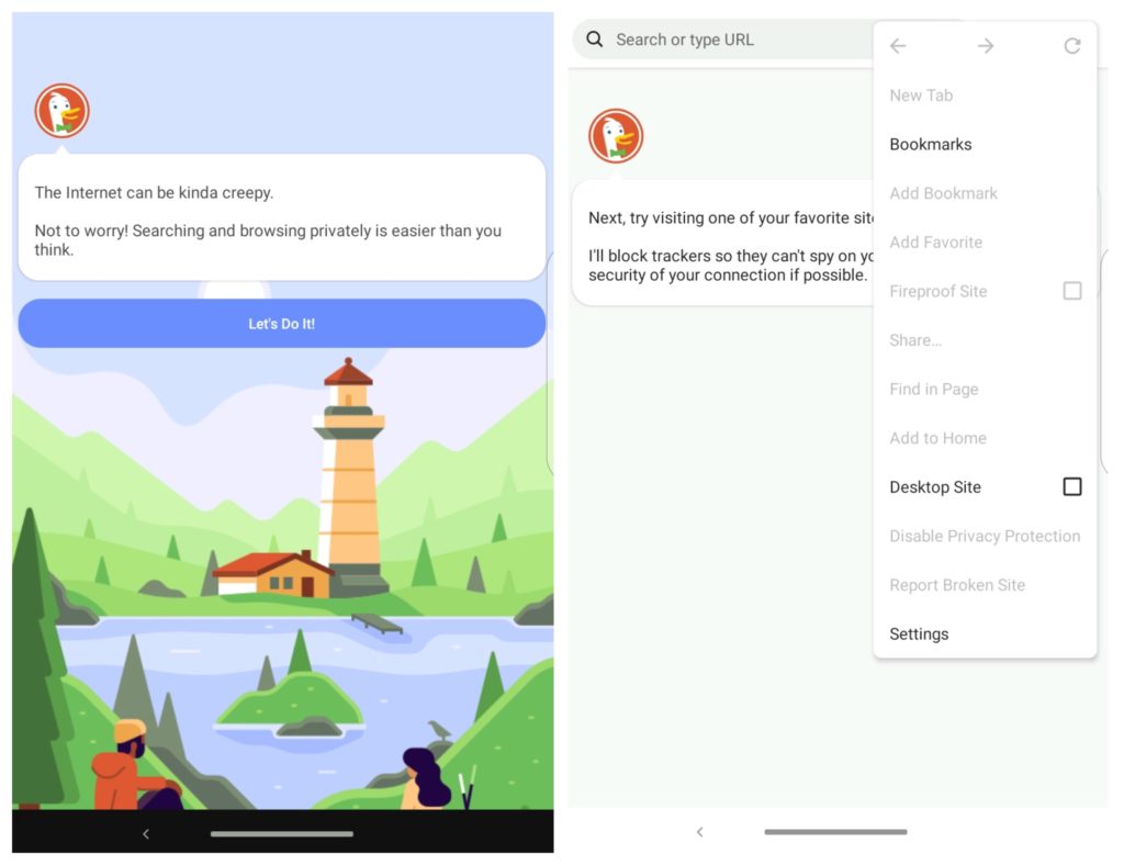 DuckDuckGo app