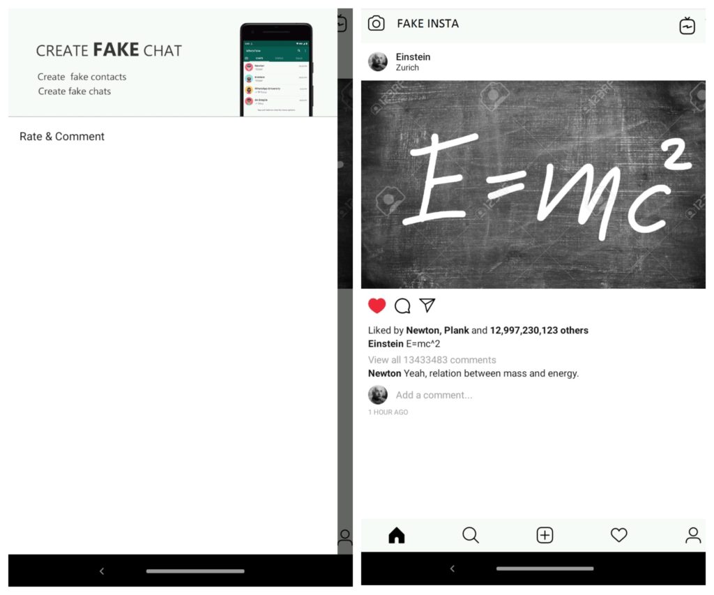 Fake Insta - Fake Chat And Posts