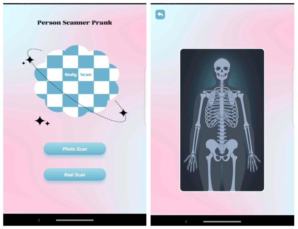 Person Scanner Prank app