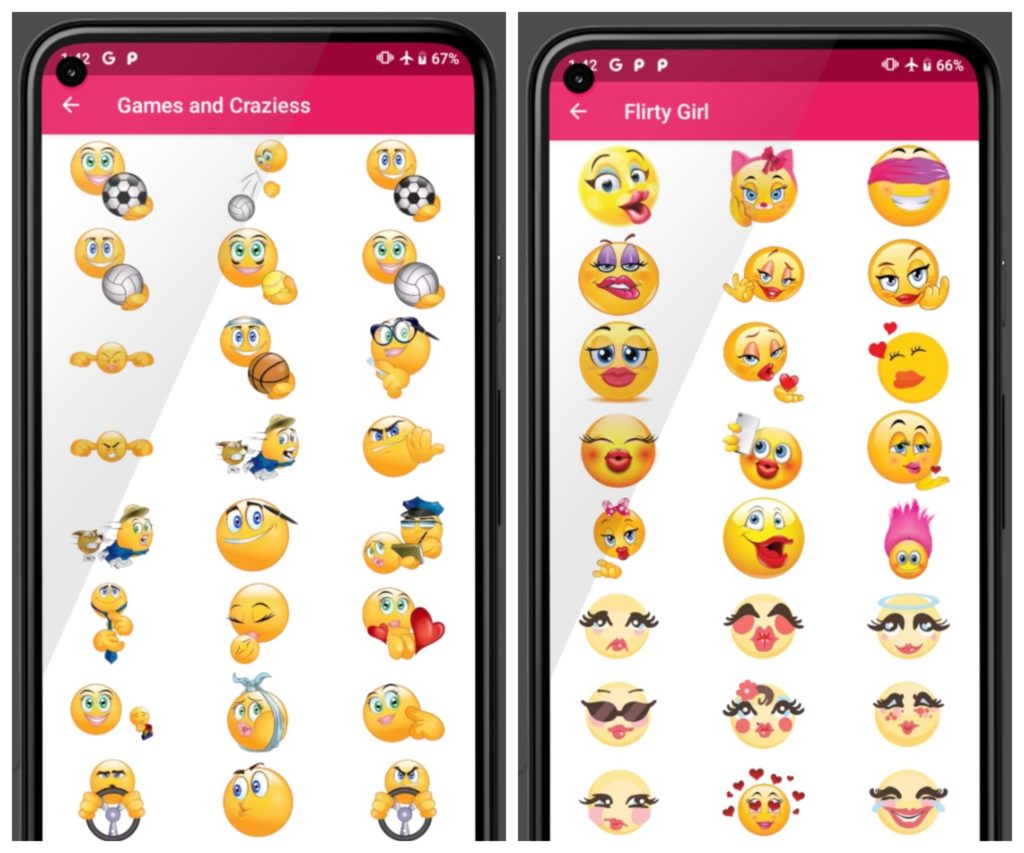 Adult Emoticons