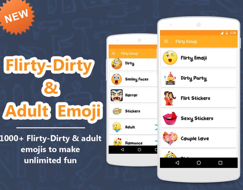 Flirty emoji, Adult stickers & Dirty emoji