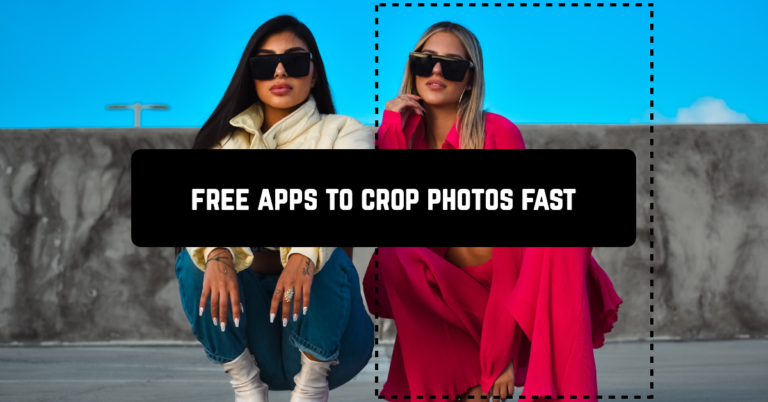 Free apps to crop photos fast