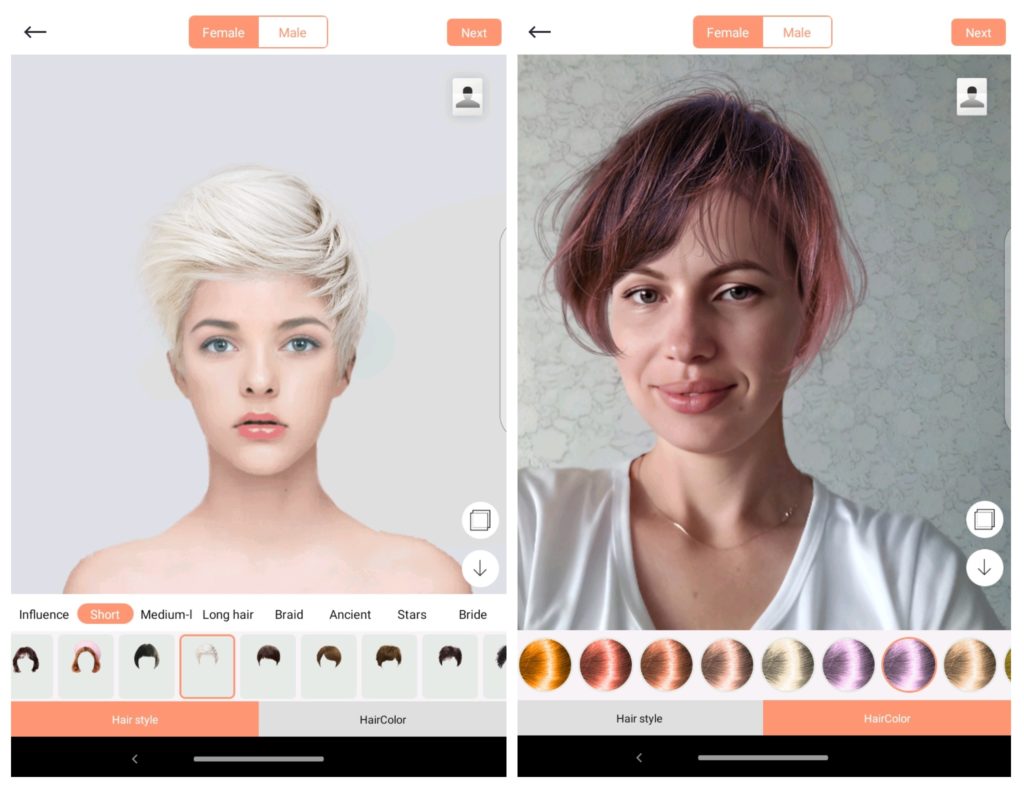 10 Best Short Hair Apps For Android To Try New Style | Android apps for me.  Download best Android apps and more