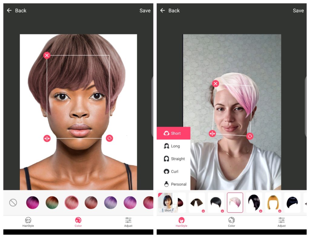 8 Free apps for the best hairstyle beauty makeovers