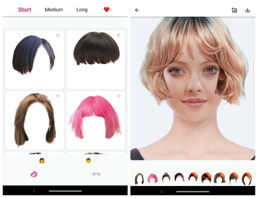 10 Best Short Hair Apps For Android To Try New Style | Android apps for me.  Download best Android apps and more