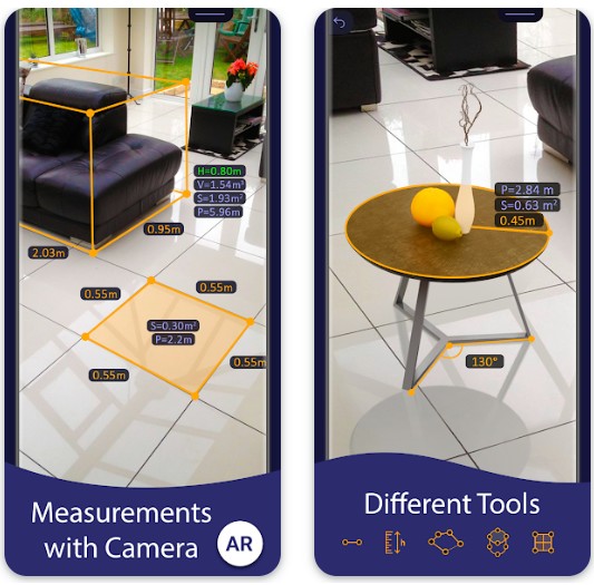 AR Ruler App: Tape Measure Cam1