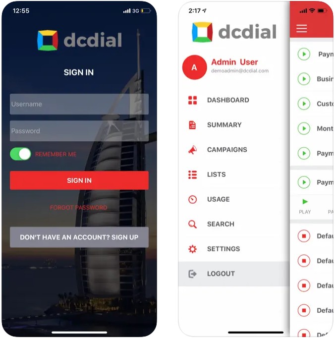 DCDial: Auto Dialer & SMS1