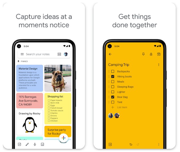 Google Keep - Notes and Lists1