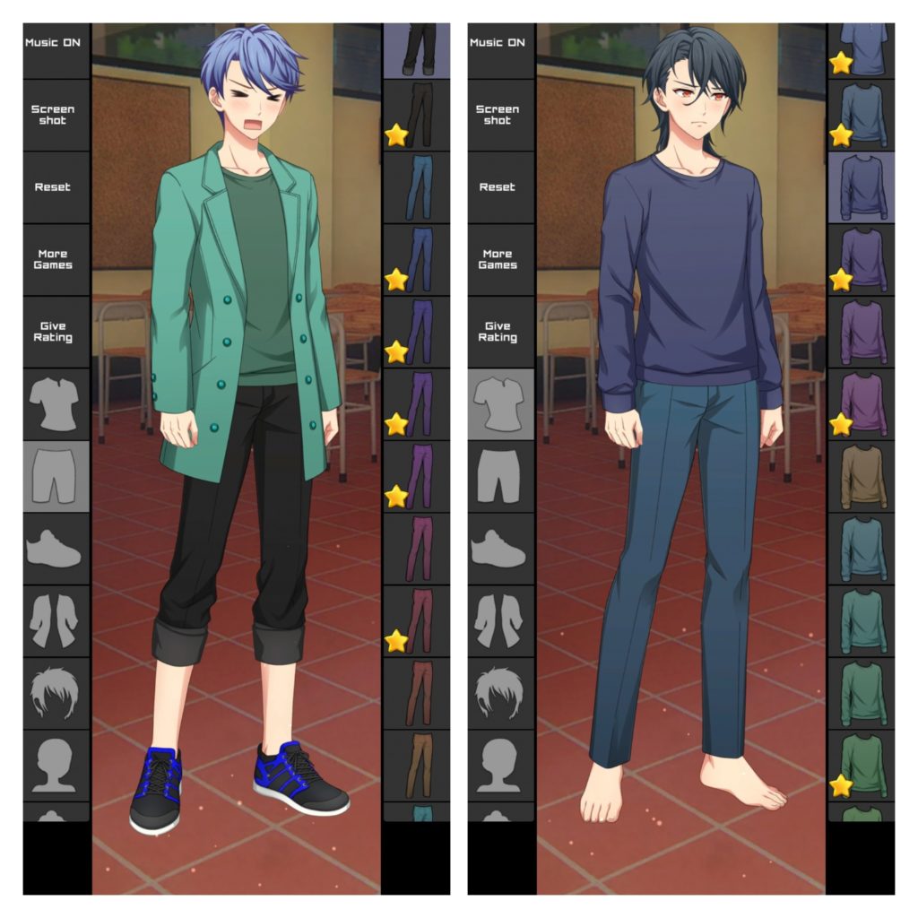 Anime Boy Dress Up Games